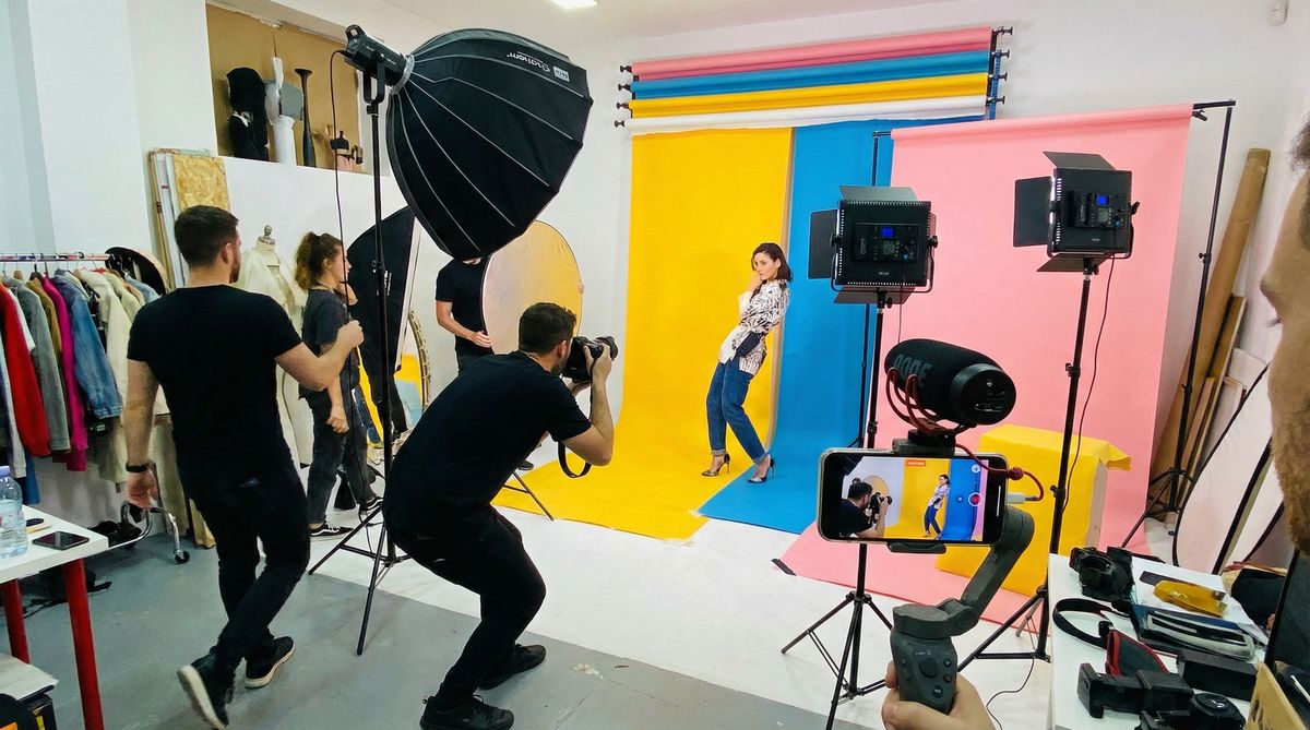 AI换脸时尚摄影视频