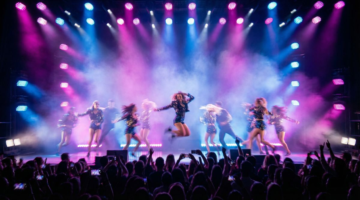 AI换脸舞台表演视频记录